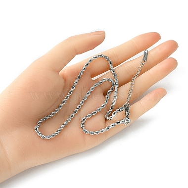304 collar de cadena de cuerda de acero inoxidable para hombres y mujeres(NJEW-YW0001-19)-4