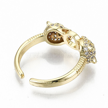 Brass Micro Pave Clear Cubic Zirconia Cuff Rings(X-RJEW-S044-076-NF)-4