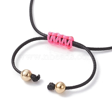 Alloy Enamel Clover Charm Bracelet(BJEW-JB09962-02)-4