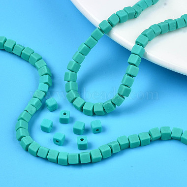 Handmade Polymer Clay Beads Strands(X-CLAY-N008-061-03)-7