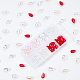 AHADERMAKER 96Pcs 4 Colors Transparent Glass Charms(GLAA-GA0001-38)-1