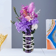 Natural Amethyst Artifical Bouquets, Tulip Flower Gift for Birthday, 80~100mm(PW-WG28914-09)