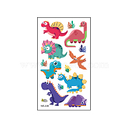 Anmial Theme Removable Temporary Water Proof Tattoos Paper Stickers, Dinosaur Pattern, 10.5x6cm(ANIM-PW0004-02T)