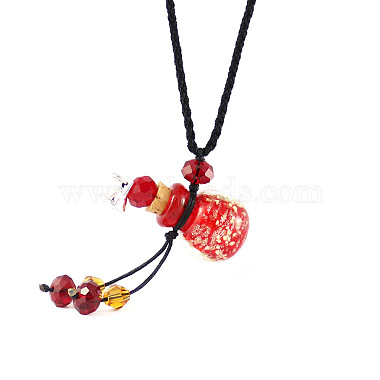 Red Lampwork Necklaces