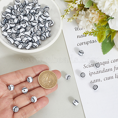 200Pcs Handmade Polymer Clay Beads(CLAY-SC0002-51A)-3