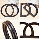 4Pcs 2 Style Wood D-Ring & Round Ring Bag Handles(DIY-WR0002-58)-3