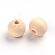 Perles en bois naturel non fini(WOOD-S651-10mm-LF)-2