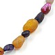 Dyed Natural Weathered Agate Bead Strands(G-J271-42)-2