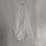Polyester Bridal Mesh Veil, with Metal Hair Combs and Imitation Pearl, for Women, White, 950mm(AJEW-WH20073-032A)