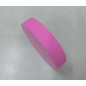 Rubber Stamps, Flat Round, Hot Pink, 10mm, 50mm