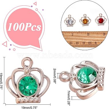 UV Plating ABS Plastic Pendants(KY-CA0001-02)-2