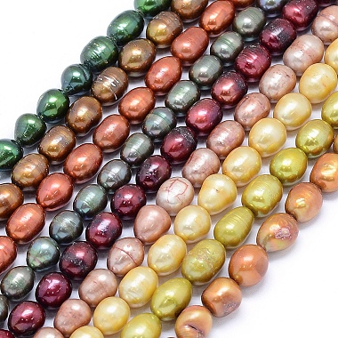 Mixed Color Potato Pearl Beads