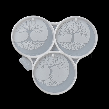 Moules en silicone pour pendentif arbre de vie(SIMO-C011-01D)-4