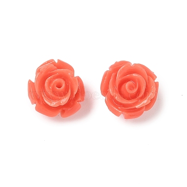 perles sculpt&eacute;es en corail synth&eacute;tique(CORA-H003-01A-33)-1