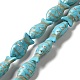 Synthetic Turquoise Dyed Beads Strands(G-E594-18)-1