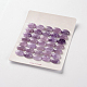 Natural Amethyst Gemstone Oval Cabochons(X-G-J329-13-6x8mm)-2