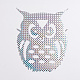 Waterproof Owl Shape Bird Deterrent Stickers(AJEW-WH0022-41)-1