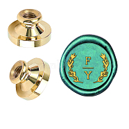 Wax Seal Brass Stamp Head, for Wax Seal Stamp, Letter Pattern, 25x14.5mm(AJEW-WH0209-501)