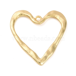 Rack Plating Alloy Big Pendants, Heart, Golden, 57.5x53x3mm, Hole: 4mm(FIND-U011-03G)