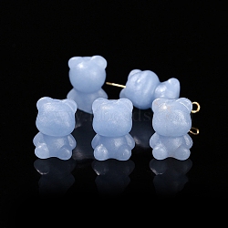 Natural Angelite Carved Beads, Bear, 17mm(PW-WG1B8C9-04)