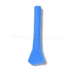 Silicone Stirring Sticks, Reusable Resin Craft Tool, Dodger Blue, 109x31.5x12.5mm(TOOL-D030-03B)