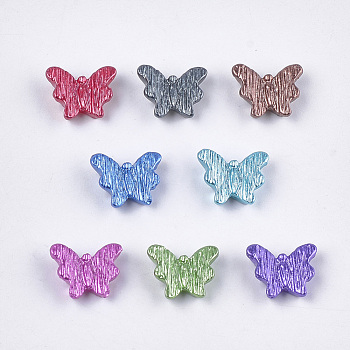 Resin Cabochons, Butterfly, Mixed Color, 11.5x14x4.5mm