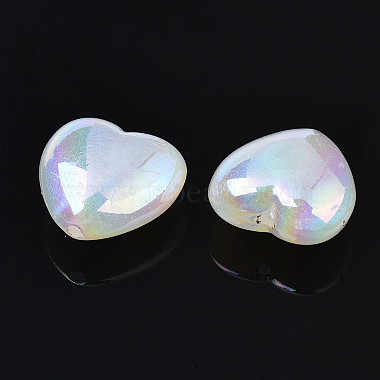 Rainbow Iridescent Plating Acrylic Beads(PACR-S221-006)-3