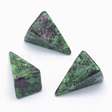 25mm Cone Ruby in Zoisite Beads