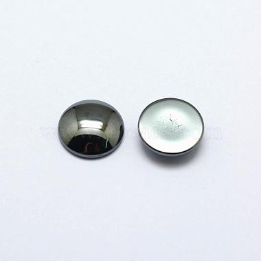 2mm PrussianBlue Flat Round Non-magnetic Hematite Cabochons