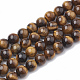 Natural Tiger Eye Beads Strands(G-S333-14mm-001)-1