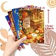 50 cartes de vœux en papier pour Thanksgiving(DIY-P085-16B)-5