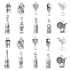 100pcs 10 styles de pendentifs en alliage(TIBEP-CJ0002-43)-1