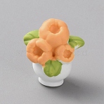 Resin Miniature Ornaments, for Garden Dollhouse Accessories, Vase, 15x10x15.5mm(AJEW-TAC0030-034M)