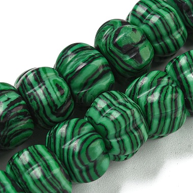 perles synthétiques malachite brins(G-G142-A01-01)-2