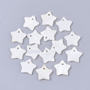 Seashell Color Star Freshwater Shell Charms