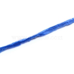 10S Arm Knitting Yarn, Chenille Polyester Yarn, for Blanket Pillows Craft Crochet Yarns, Dodger Blue, 1.5mm(YCOR-WH0005-001E)