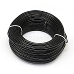 Anodized Aluminum Wire, Bendable Metal Craft Wire, Flexible Craft Wire, for Beading Jewelry Craft Making, Black, 17 Gauge, 1.2mm, 140m/500g(459.3 Feet/500g)(AW-S001-1.2mm-10)