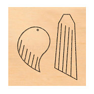 Wood Cutting Dies, with Steel, for DIY Scrapbooking/Photo Album, Decorative Embossing DIY Paper Card, Geometric Pattern, 10x10x2.4cm(DIY-WH0169-43)