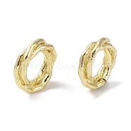 Brass Linking Rings, Wire Wrapping Rings, Real 14K Gold Plated, 11x11.5x3mm, Hole: 6mm(KK-B087-02G)