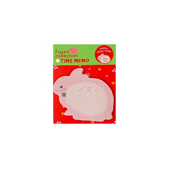 20 Sheets Cute Animal Pad Sticky Notes, Sticker Tabs, for Office School Reading, Rabbit, 50mm