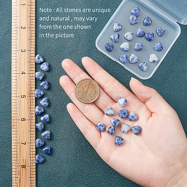 Brins de perles de jaspe à taches bleues naturelles sunnyclue(G-SC0002-09H)-3
