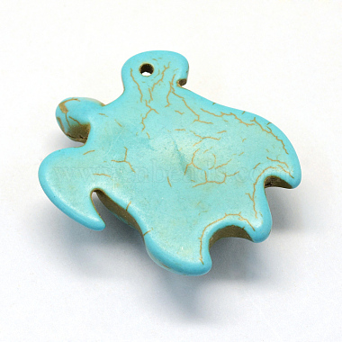 Synthetic Turquoise Pendants(X-TURQ-S283-22)-3