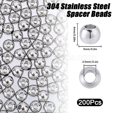 304ステンレススチール製スペーサビーズ(STAS-SC0006-87C)-2
