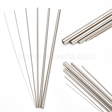 BENECREAT 6Pcs 6 Styles 304 Stainless Steel Tubes(FIND-BC0002-34)-3
