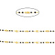 handgefertigte Perlenketten aus Messing(CHC-P011-B01-G)-2