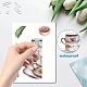 8 Sheets 8 Styles Coffee Theme PVC Waterproof Wall Stickers(DIY-WH0345-067)-3