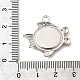 304 Stainless Steel Pendant Cabochon Settings(STAS-E545-04B-P)-3