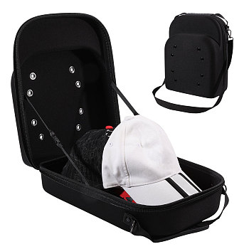 EVA Hat Storage Handbag, Hat Travel Case, Black, 325x270x130mm