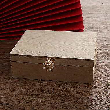 boîte à double bague de mariage rectangulaire en bois gorgecraft(OBOX-GF0001-09)-5