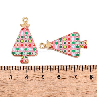 Christmas Theme Rack Plating Alloy Pendants(FIND-M020-02E-G)-3